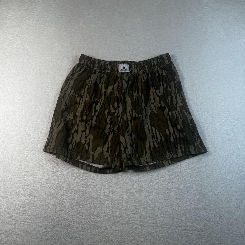 Local Boy Outfitters Boxers Mens Small Green Camo Army Cotton Underwear